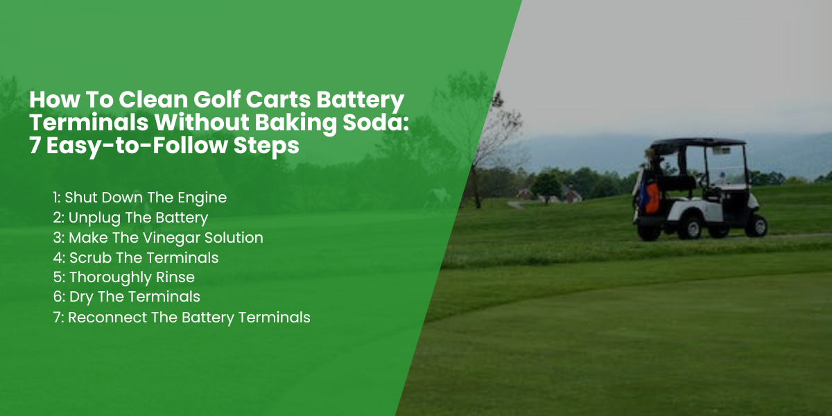 How to clean golf cart battery terminal without baking soda easy steps
