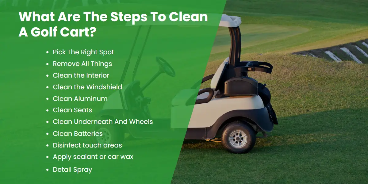 What Are The Steps To Clean A Golf Cart?