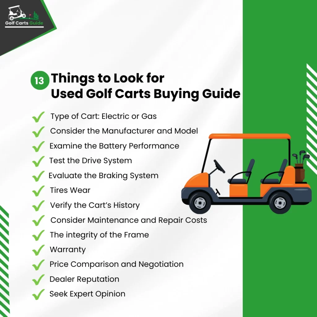 Things to Look for Used Golf Carts Buying Guide