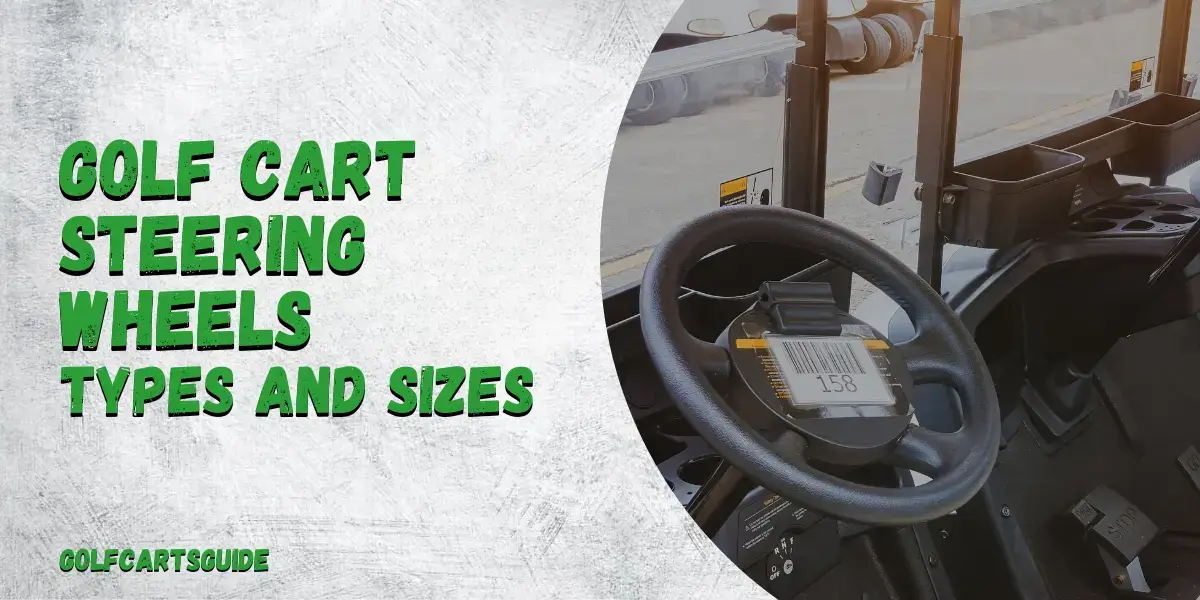 golf cart steering wheel types
