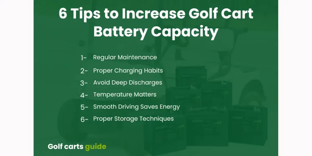 6 Tips to Increase Golf Cart Battery Capacity