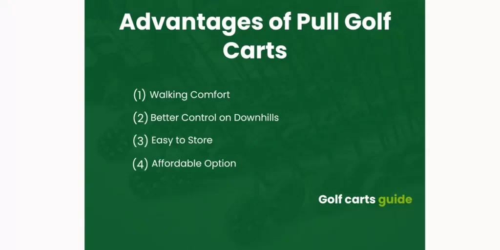 Advantages of Pull Golf Carts