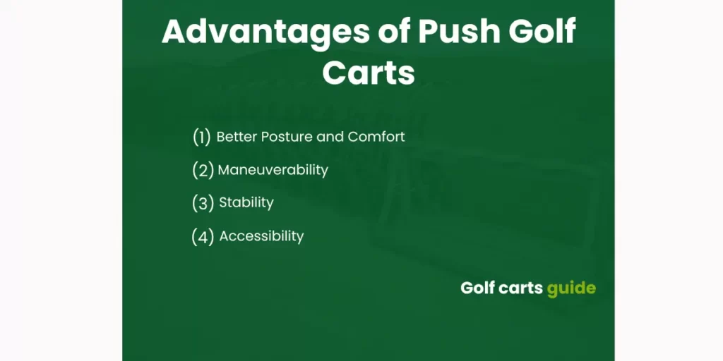 Advantages of Push Golf Carts
