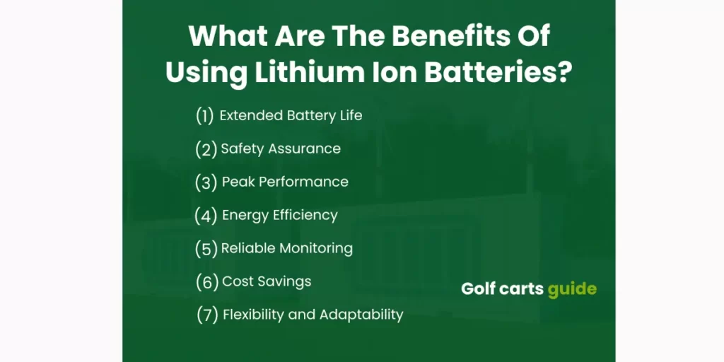 Benefits Of Using Lithium Ion Batteries