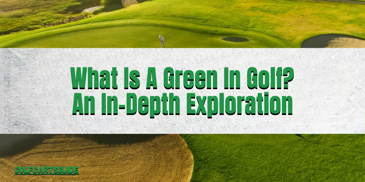 what is a green in golf